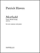 Morfudd : Three Welsh Songs Vocal Solo & Collections sheet music cover